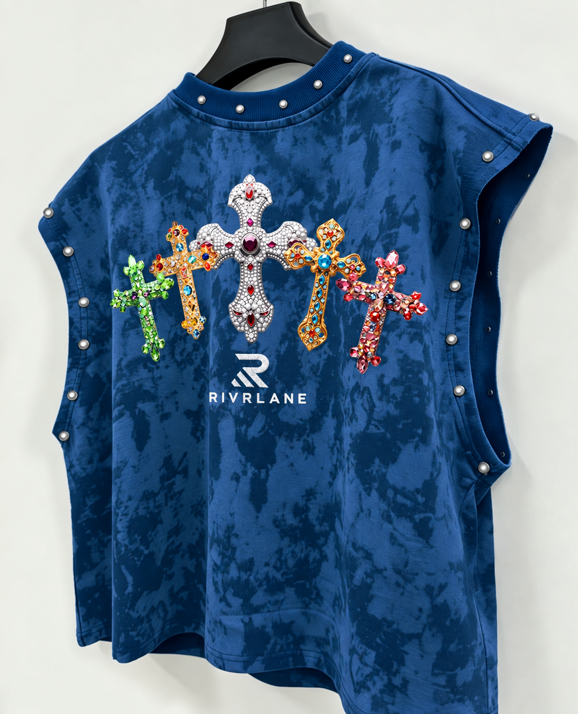 RIVRLANE Chrome Cross Tee